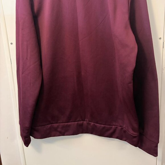 Under Armour Loose Fit Hoodie — Burgundy, Size M - Picture 4 of 5
